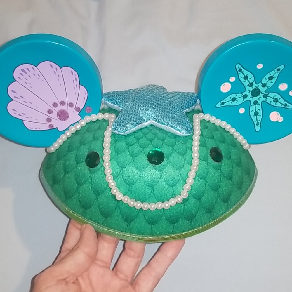 Disney little mermaid Mickey Ears - Picture 1 of 8